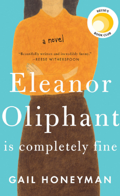 Eleanor Oliphant is Completely Fine by Gail Honeyman book cover