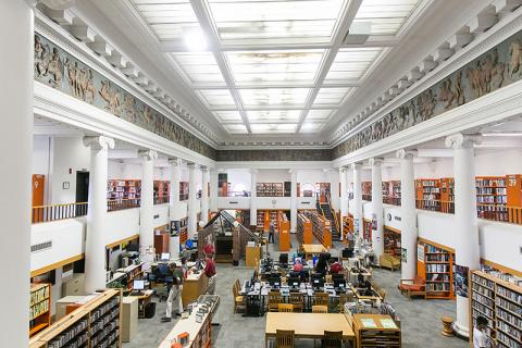 Top view of Somerville Public Library