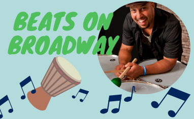 Marcus Santos and Beats on Broadway Drumming Program