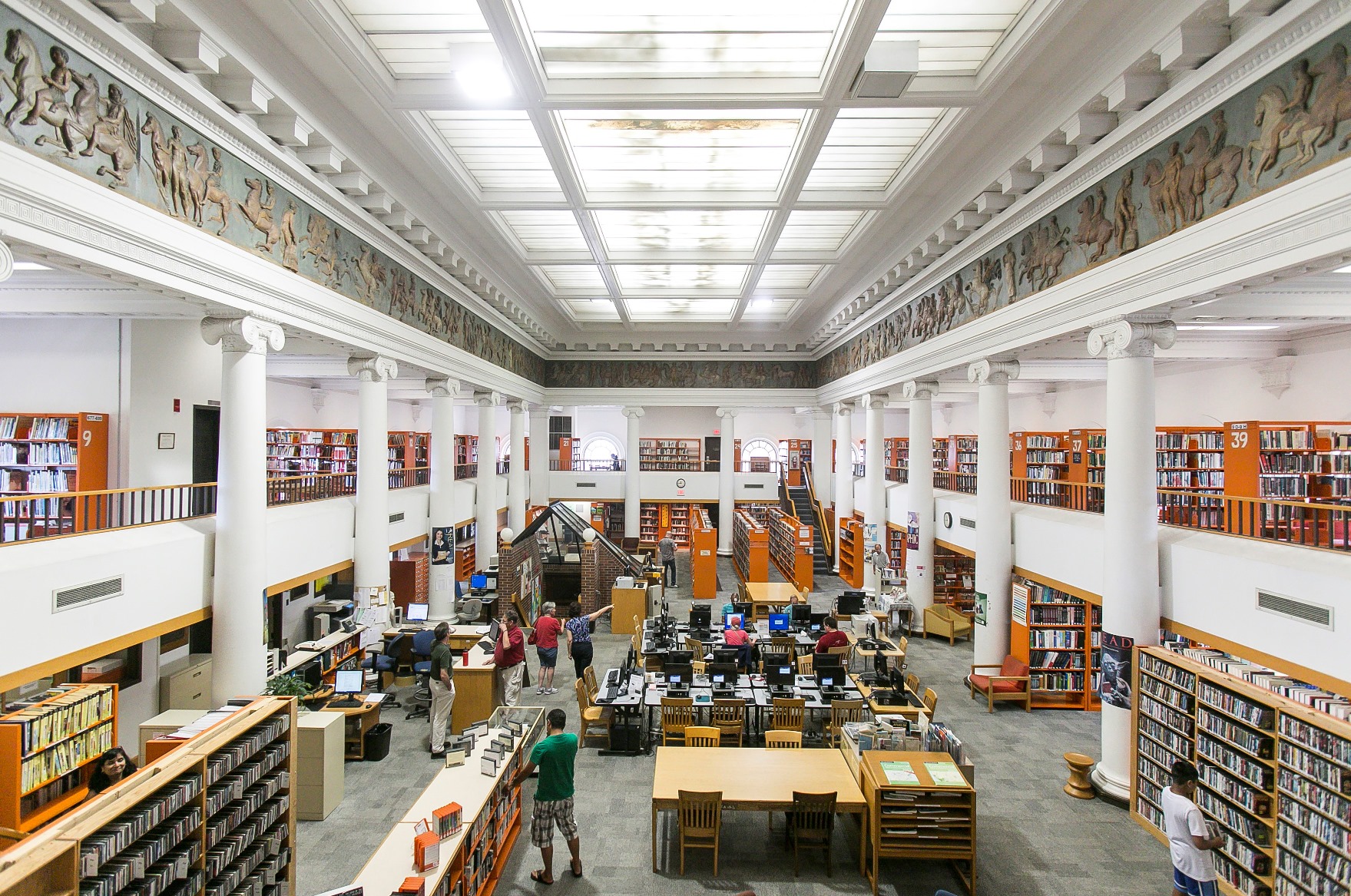 Image depicting reading room of Central library.