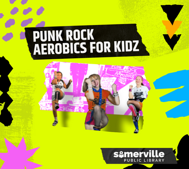 Cover image reading "punk rock aerobics for kidz"