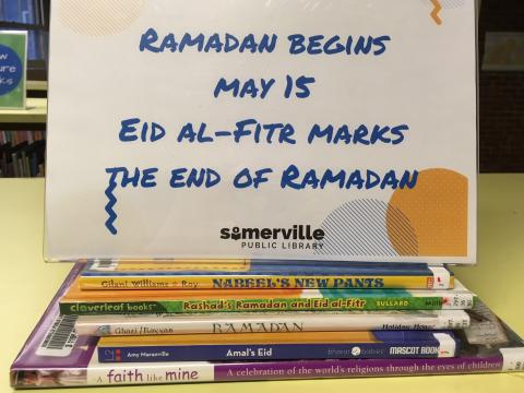 photo of books about Ramadan and Eid