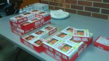 boxes of Table Talk pies