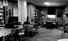 empty library teen room