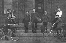 early 20th century book delivery boys somerville ma