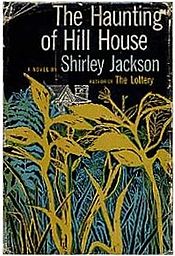 worn cover of the book The Haunting of Hill House by Shirley Jackson